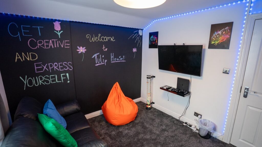 Tulip House games room