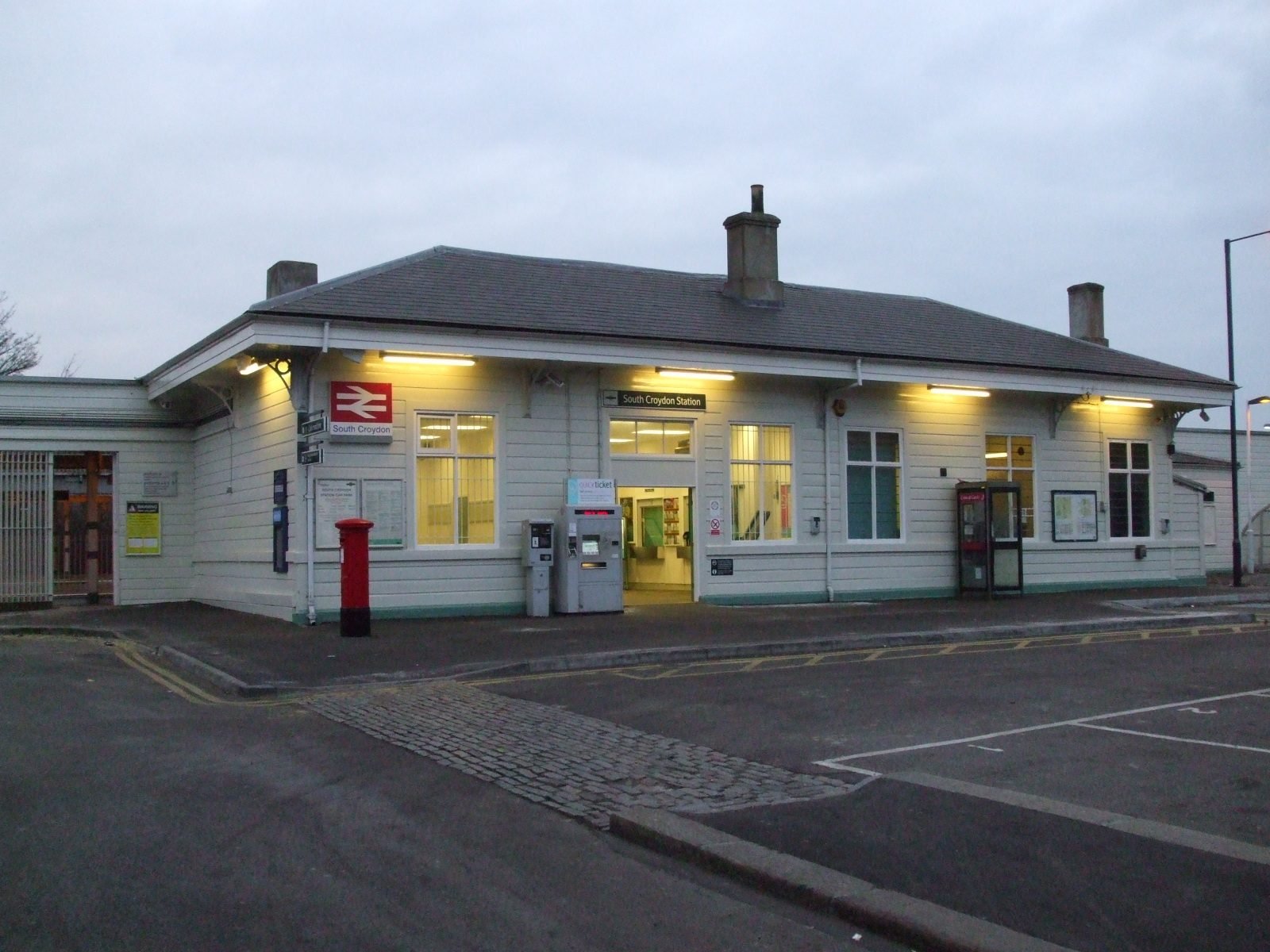 South Croydon railway station building entrance