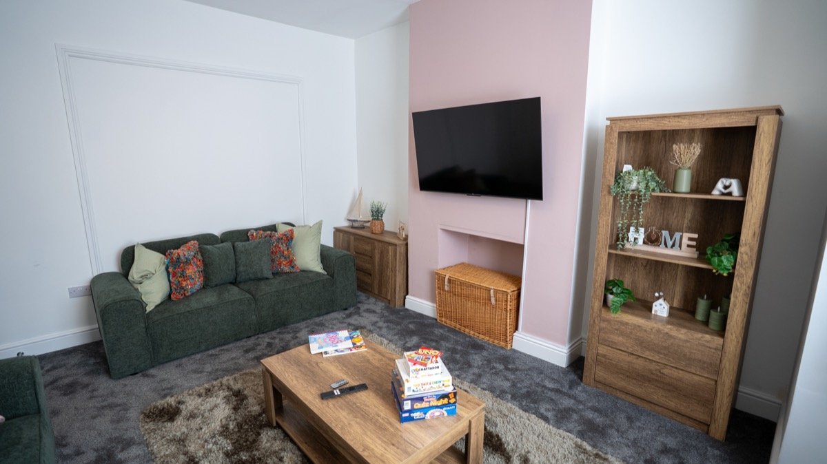 The Spruces living room