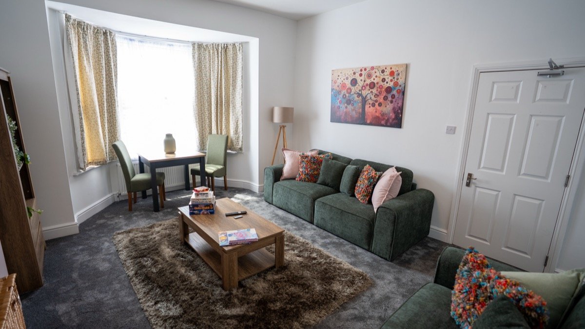 The Spruces living room