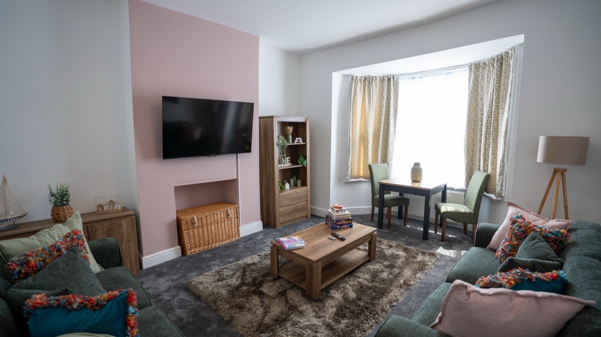 The Spruces living room