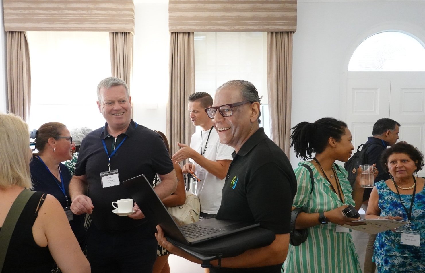 Networking at the CareStart SBCH Fellowship launch event
